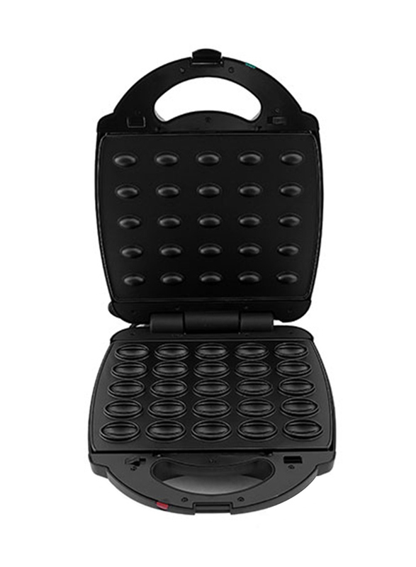 Geepas 25-Pieces Nut Maker, 1100W, with Non-Stick Cooking Plate, GNM6158, Black/White