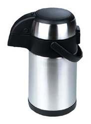 Geepas 3.5 Ltr Stainless Steel Double Wall Airpot Flask, GVF5263, Silver