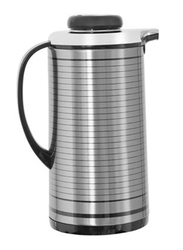 Geepas 1.0 Ltr Hot and Cold Stainless Steel Vacuum Flask, GVF5258, Black/Silver