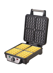 Geepas Non-Stick Waffle Maker, 1100W, GWM5417, Silver/Black