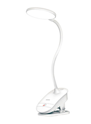 Geepas Rechargeable Desk Lamp, 1.8W, Li-Ion Battery, GE53026, White