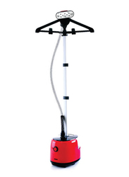 Geepas Garment Vertical Steamer with Single Poles and 2L Water Capacity, 1800W, GGS9695, Red