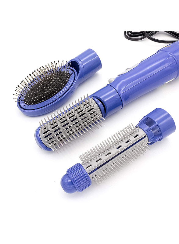 Geepas 6-in-1 Hair Styler, 750W, GH715, Blue