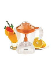 Geepas 1L Citrus Juicer with Plastic Cup, GCJ9900, Orange/White