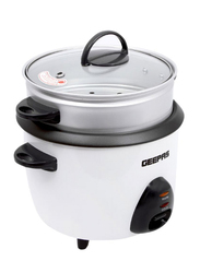 Geepas 1L Electric Rice Cooker, 400W, GRC4325, White