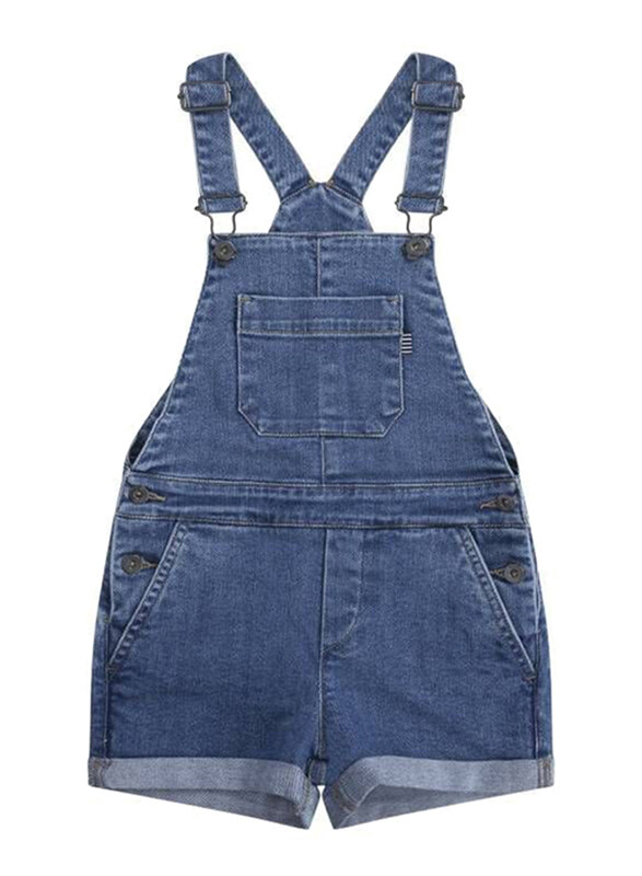 Kids white hot sale dungarees