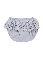 Louise Misha Aruba Silver Cloud Bloomers, 9-Months, Blue/Pink