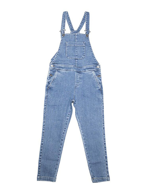 

Mingo Kids Denim Dungarees, 6-8 Years, Dark Blue