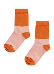Mingo Kids Socks, EU 31-34 Months, Peach/Pink