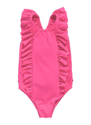 Louise Misha Bathing Suit, 6-Years, Neon Pink