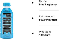 PRIME Hydration Drink 500ml Blue Raspberry