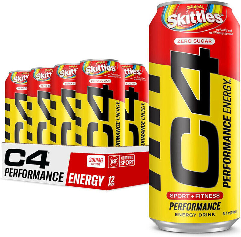 

Cellucor C4 RTD 473ml Original Skittles Flavor Pack of 12