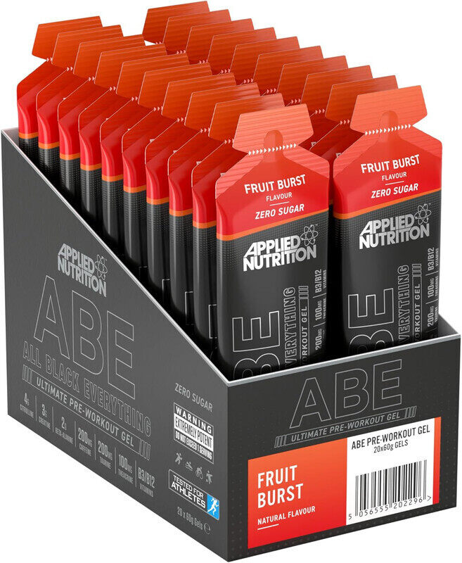 

Applied Nutrition ABE Pre-Workout Gel 60ml Pack of 20 Energy Flavor