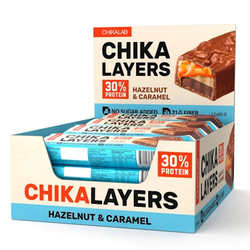 Chikalab Chika Layers Hazelnut & Caramel Pack Of 12