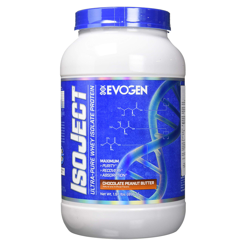 Evogen Isoject Ultra-Pure Whey Isolate Protein Chocolate & Peanut Butter 28 Servings