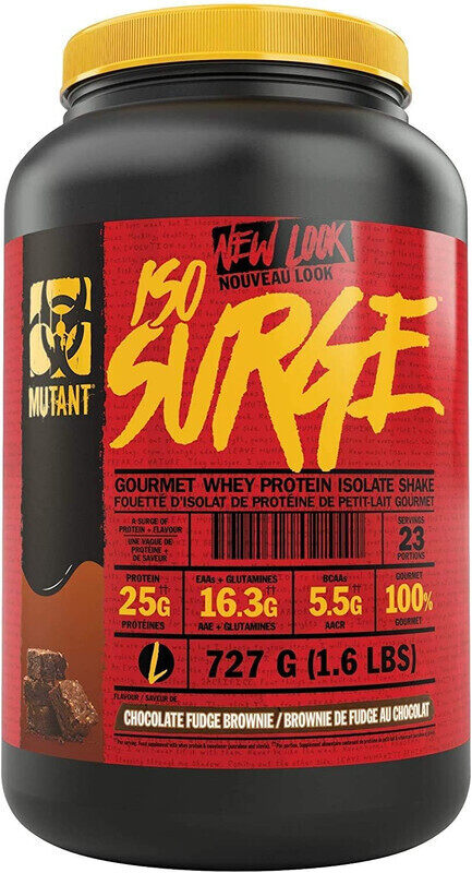 

Mutant Iso Surge 23 Servings Chocolate Fudge Brownie 1.6LB 727g