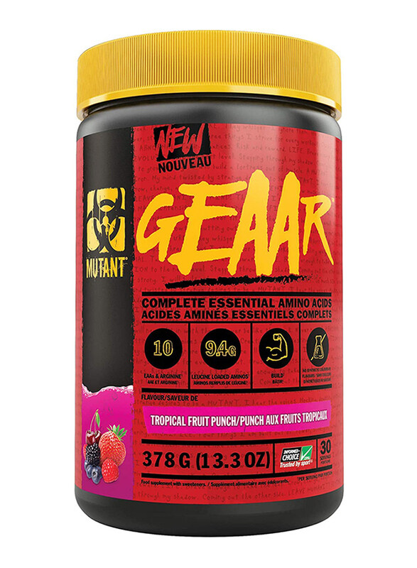

Mutant Geaar Complete Essential Aminos Acids, 30 Servings, Tropical Punch