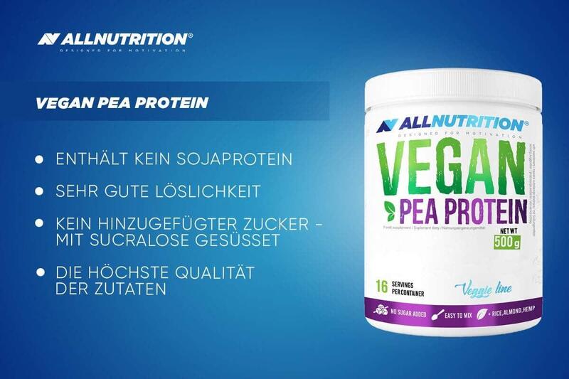  ALLNUTRITION Vegan Protein Salted Caramel 17 Servings 500g