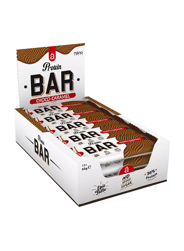 

Nano Supps Protein Bar, 15 x 55g, Choco Caramel