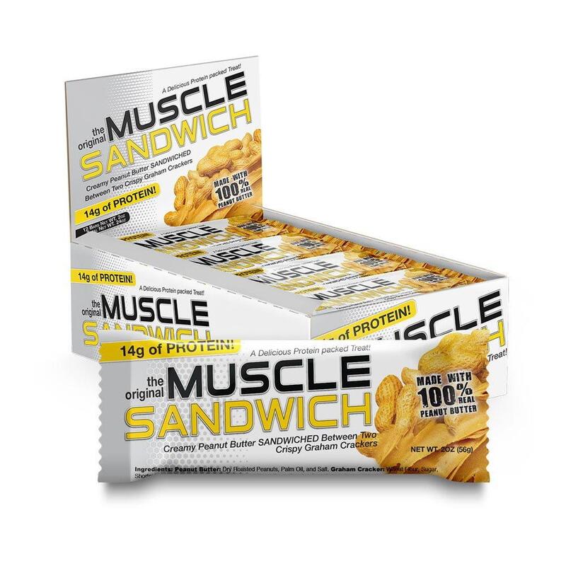 Muscle Sandwich Cream Peanut Butter 56g Pack of 12