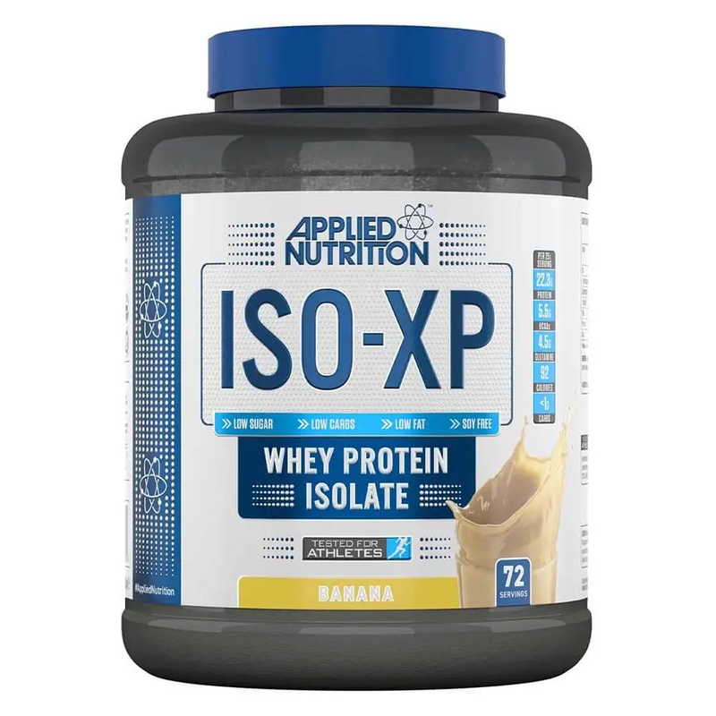 Applied Nutrition ISO XP Whey Protein Isolate, Banana Flavor, 1.8 Kg, 72 Serving 