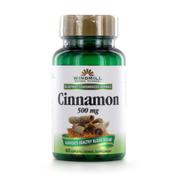 Windmill Cinnamon 500mg 60 Capsules 60 Servings 100g