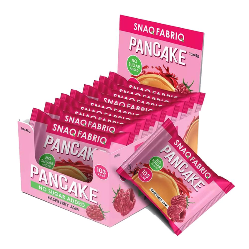 

Snaq Fabriq Snaqfabriq Pancake Raspberry Jam 1 Box (10 x 45g)