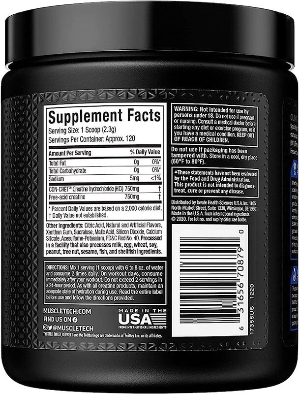 MUSCLETECH Cell Tech Crector 120Servings Fruit Punch 274g