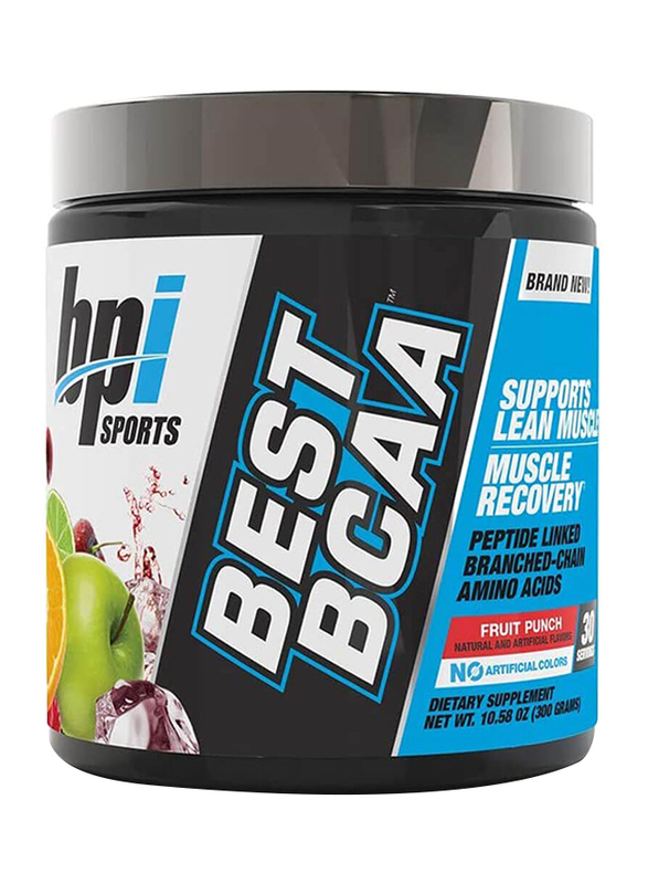 BPI Sports Best BCAA Dietary Supplement, 300g, Fruit Punch