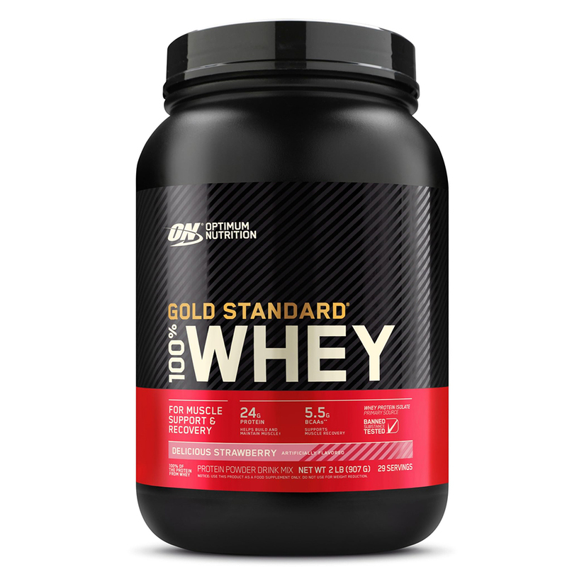 Optimum Nutrition 100% Whey Protein  Delicious Strawberry 2lb