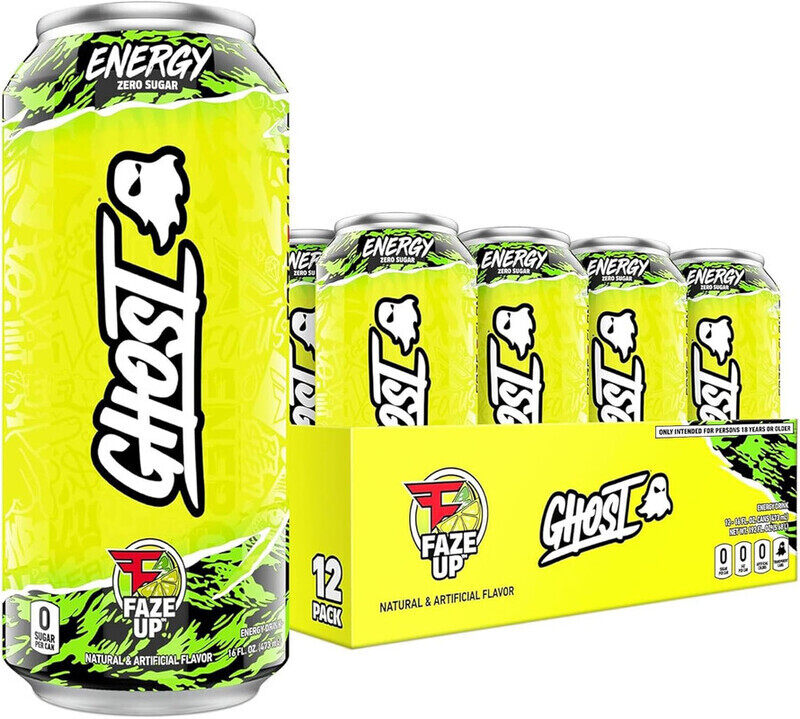 

Ghost Energy RTD Drink 473ML Faze Up Pack of 12