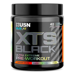 USN Blue Lab, XTS Black Pre-Workout, Orange Crush Flavor, 310g
