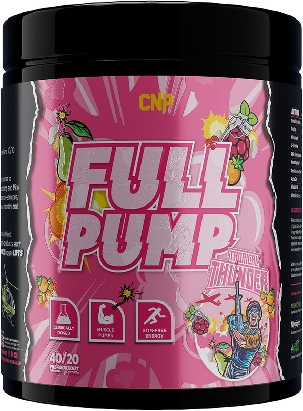 CNP Full Pump Pre-workout 300g, Tropical Thunder Flavor 40 Serving