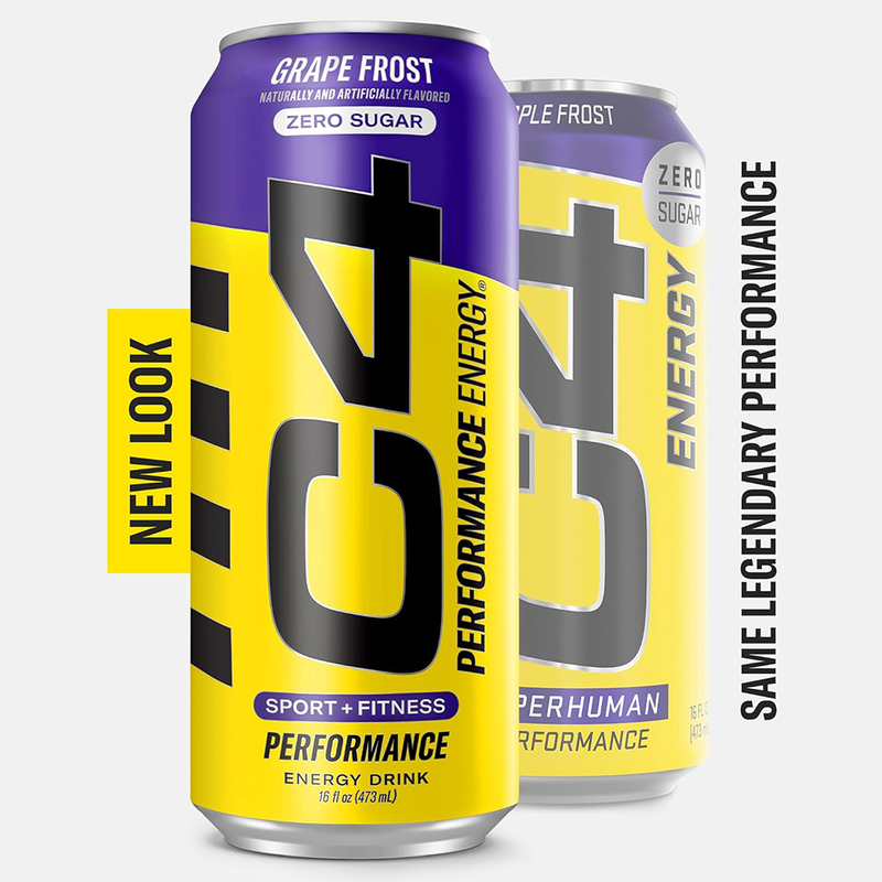 Cellucor C4 Energy Drink 473ml Grape Frost Pack of 12