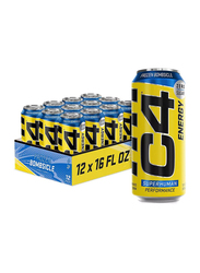 Cellucor C4 Energy Pre-Workout Drink, 12 x 473ml, Frozen Bombsicle