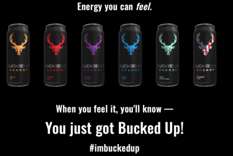 Bucked Up RTD Energy Drink Pink Lemonade 473ml