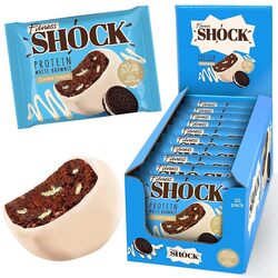 Fitness Shock Protein Brownie Cookie Cream Flavor Pack of 10