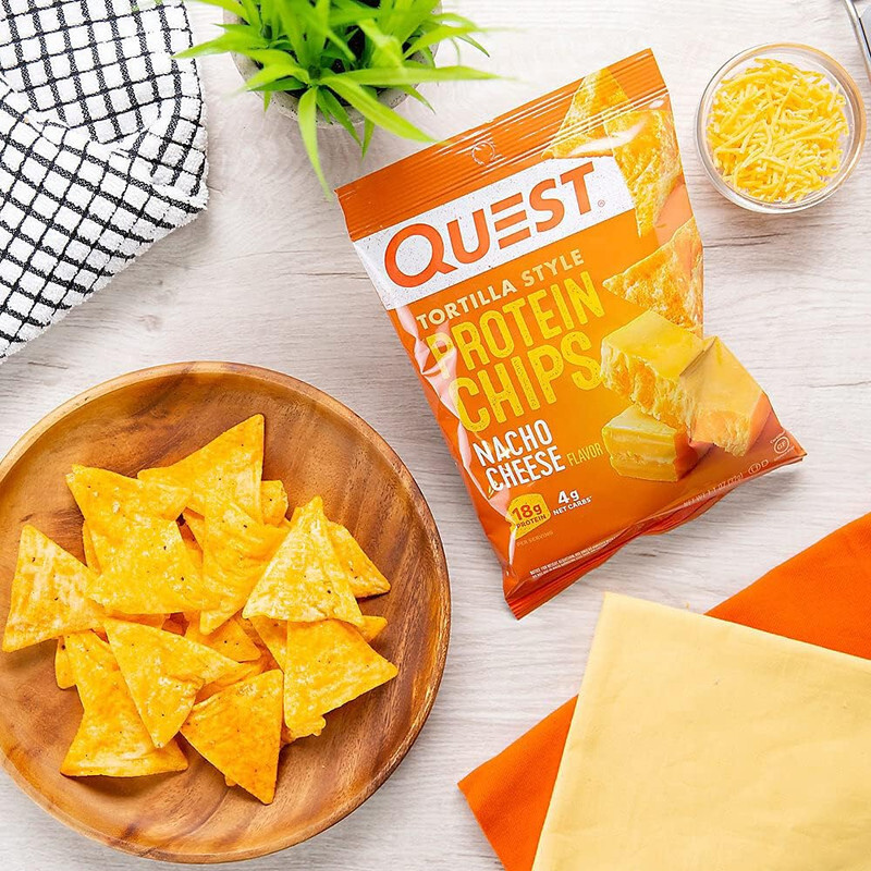 Quest Protein Chips 32g Nacho Cheese Flavour            