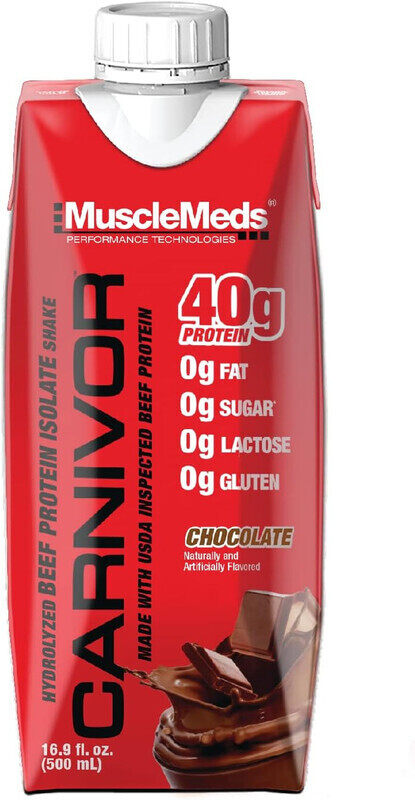 

MUSCLEMEDS Carnivor RTD Pure Beef Protein Isolate Shake Chocolate 500ml