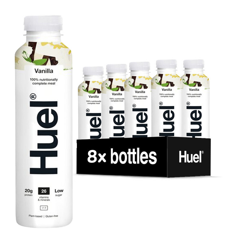 Huel Rtd 100% Nutritionally Complete Meal 500ml Vanilla Flavor Pack of 8