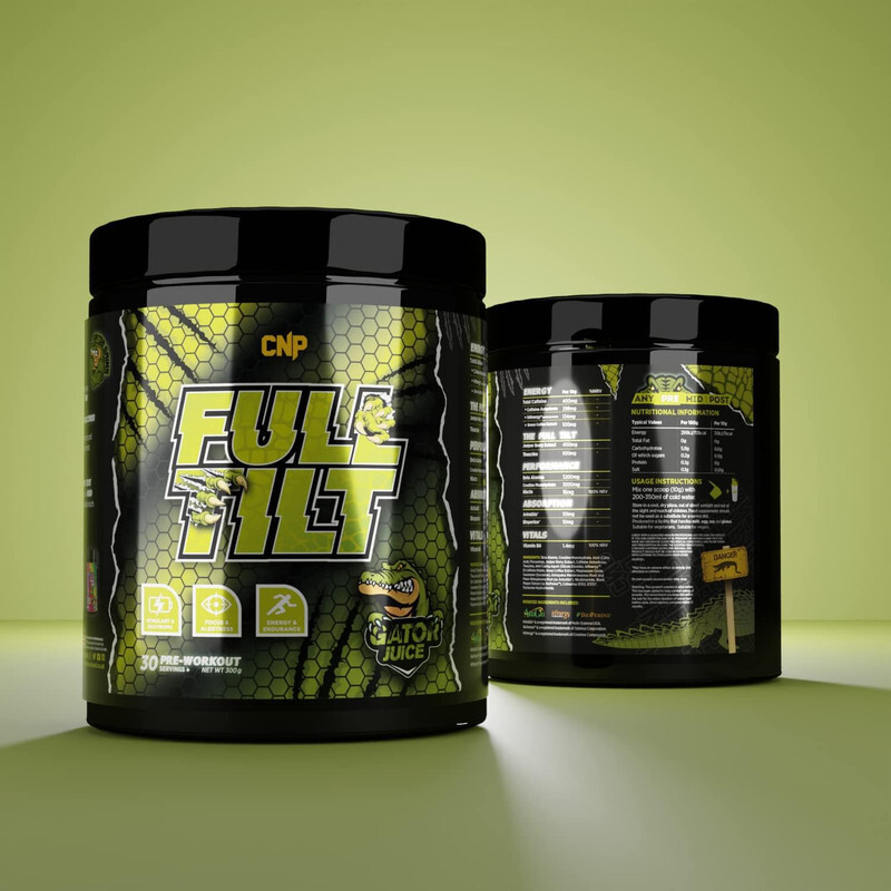 CNP Full Tilt Pre-workout 30 Servings 300g Gator Juice Flavor