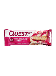 Quest Nutrition Protein Bar, 60g, White Chocolate Raspberry