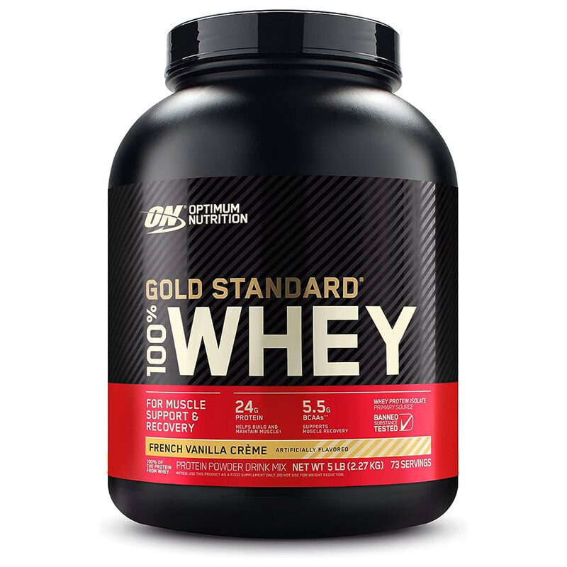 

Optimum Nutrition 100% Whey Protein French Vanilla Ice Cream 5lb