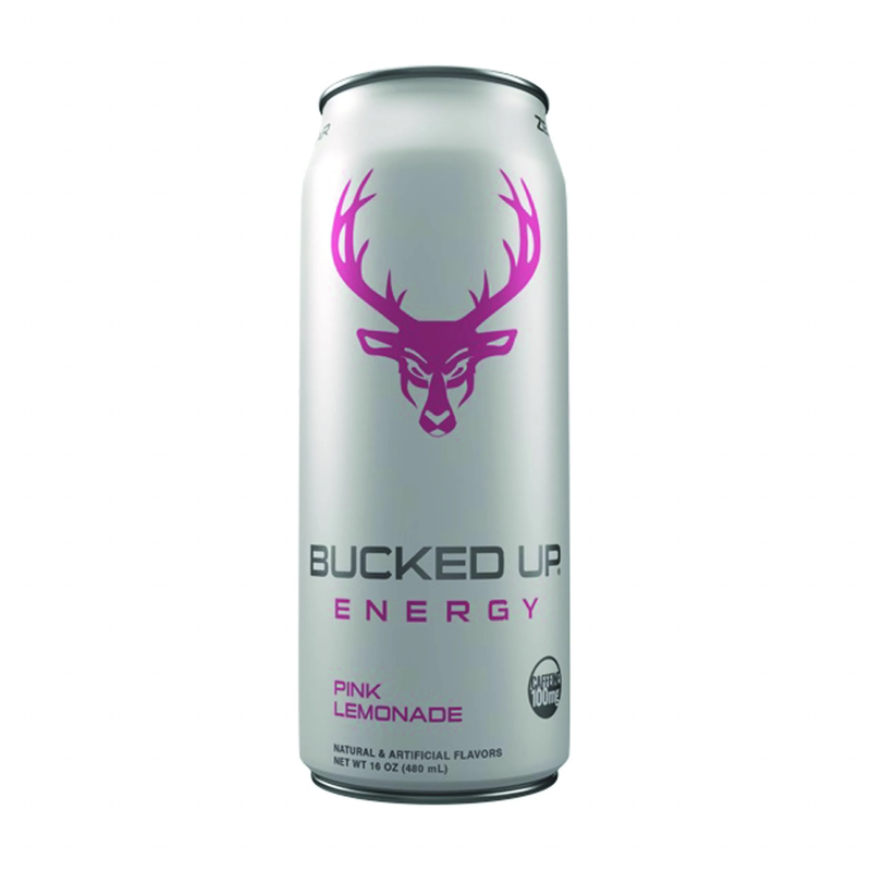 Bucked Up RTD Energy Drink Pink Lemonade 473ml