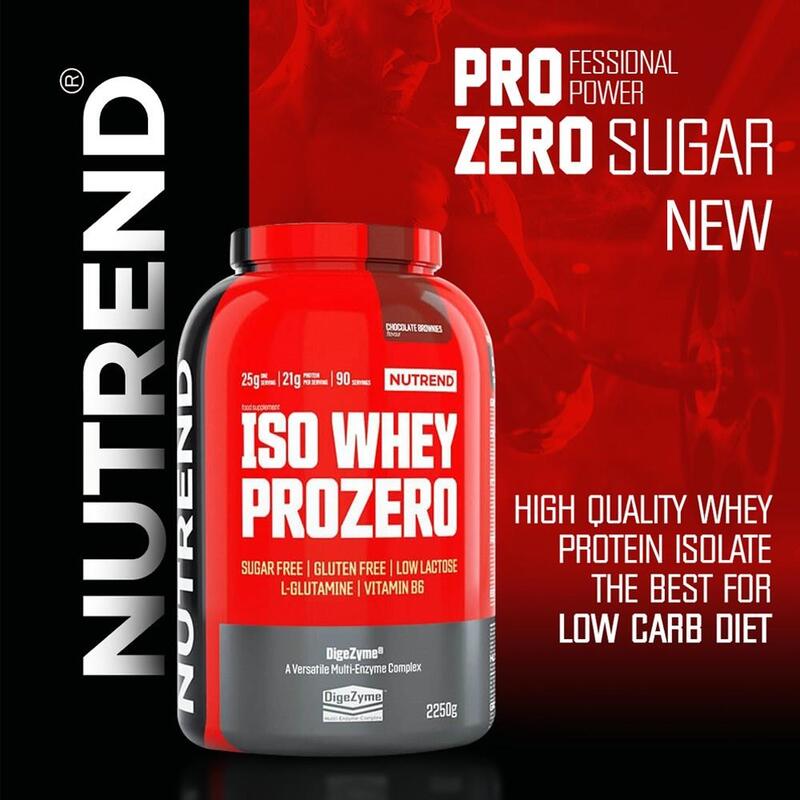 Nutrend Iso Whey Prozero 90 Servings Cookies Cream 2250g