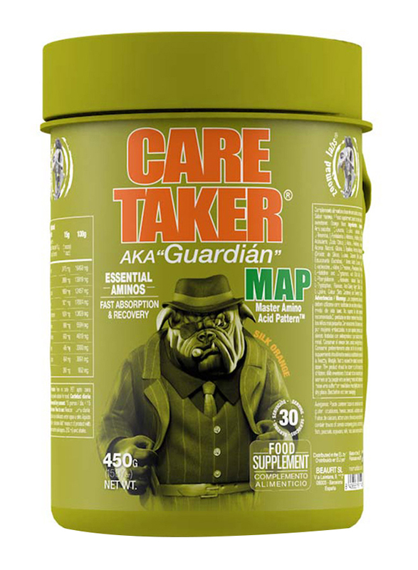 Zoomad Labs Care Taker MAP Essential Aminos, 450g, Silk Orange