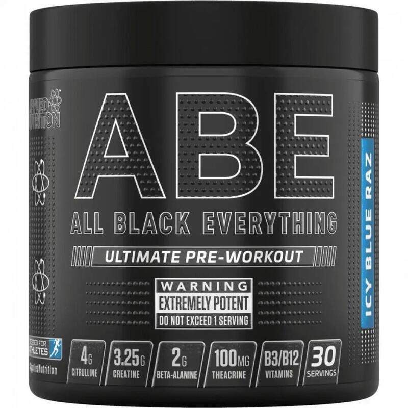 

Applied Nutritiion Applied Nutrition ABE Pre Workout 375g Icy Blue Raz 30 Servings