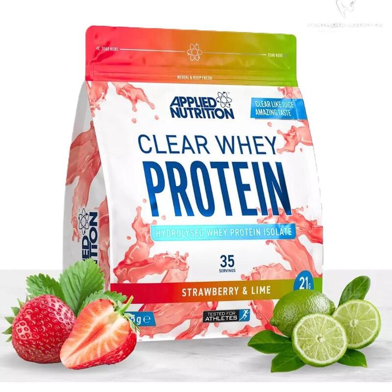 Applied Nutrition Clear Whey Protein, Strawberry & Lime, 875g, 35 Serving
