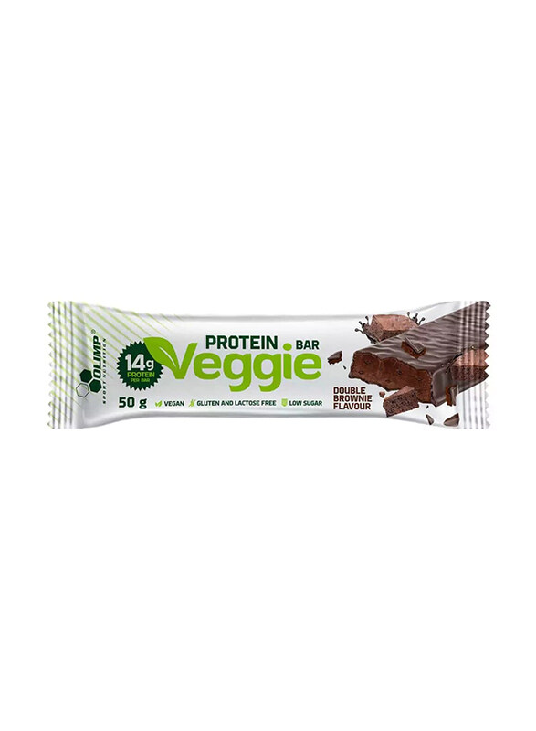 

Olimp Sport Veggie Protein Bar, 50g, Double Brownie