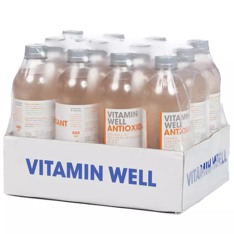 Vitamin Well Antioxidant Water Peace 500ml pack of 12 (6kg)